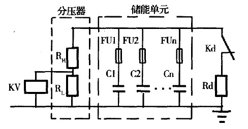 图2 充电电压测控与安全释能电路